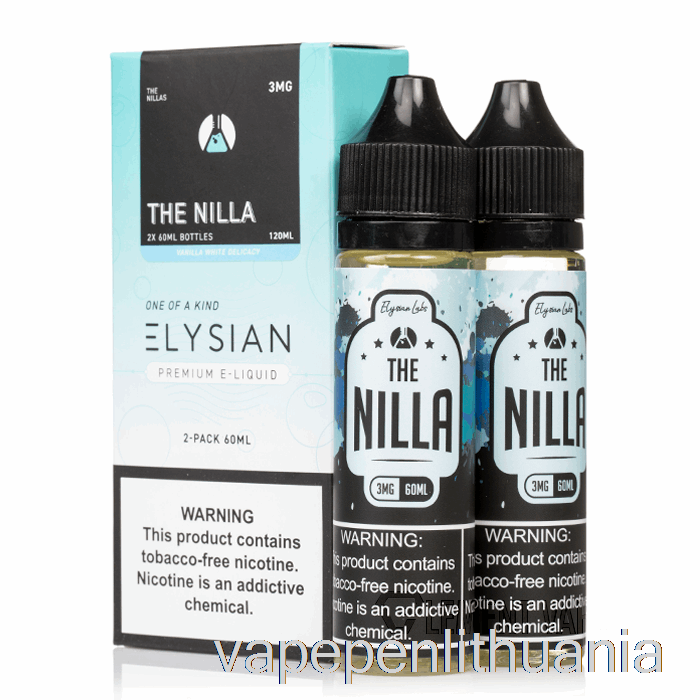 The Nilla - Elysian Labs - 120ml 0mg Vape Skystis